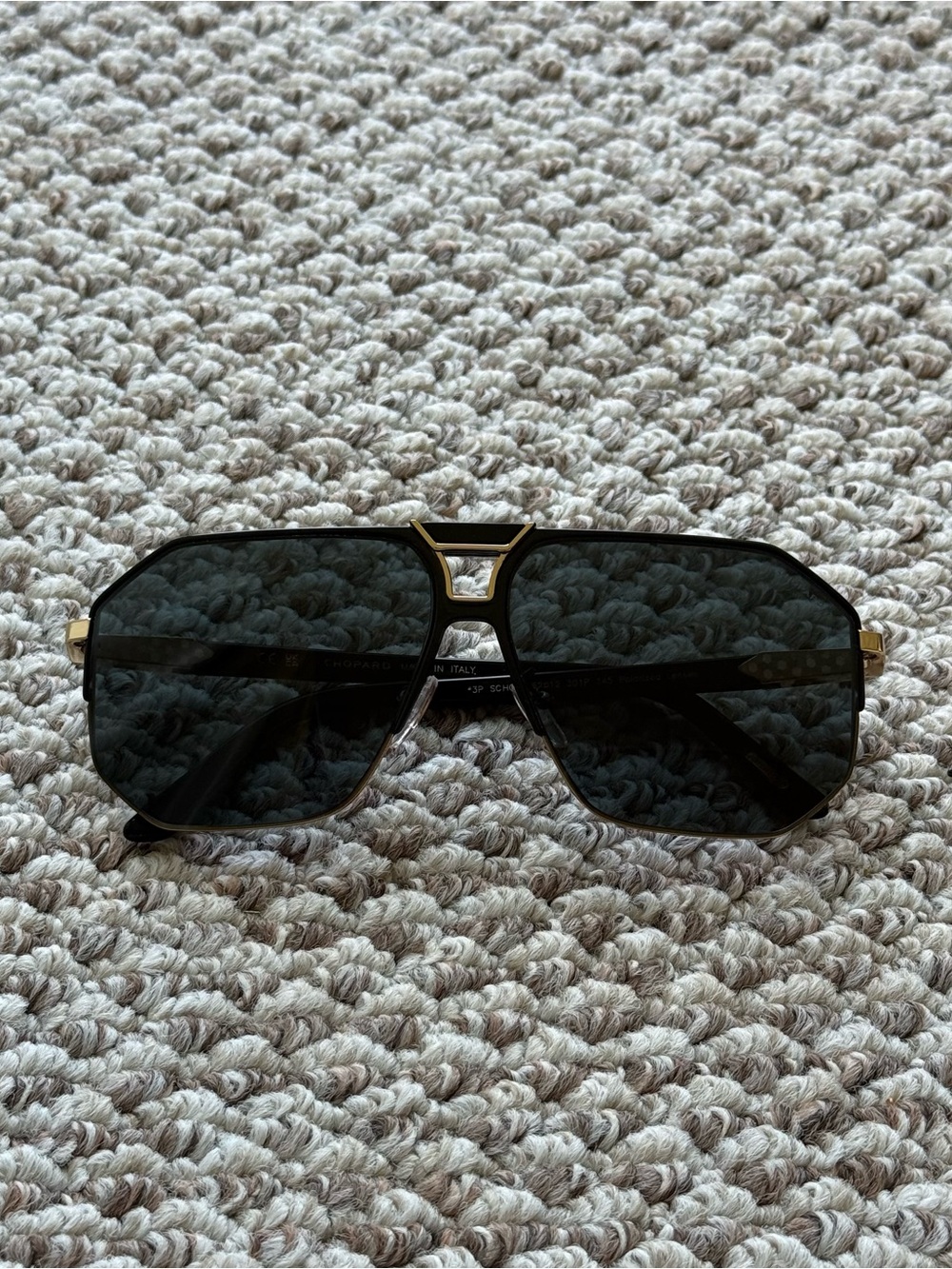 Chopard Grey Navigator Men’s Sunglasses